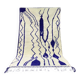 Moroccan rug in natural wool 250cmx150cm
