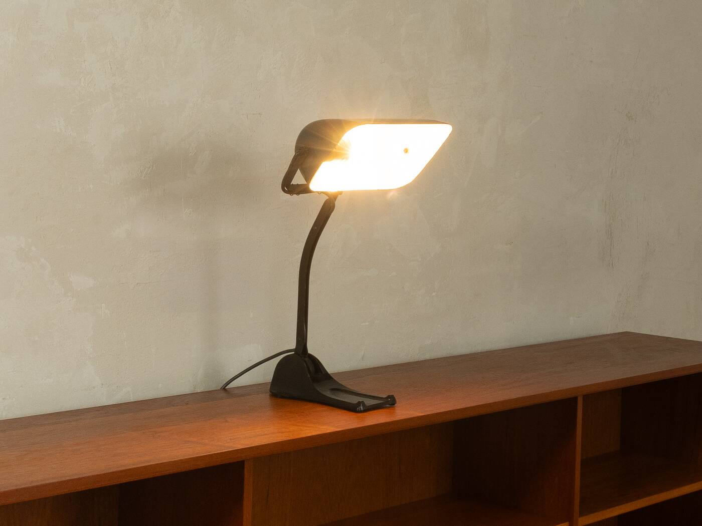 Art Deco desk lamp by Hellux, 1930s