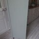 Commode vintage vert de gris,5 tiroirs , plateau bois.