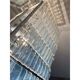 Opalino striped “listelli” murano glass rectangular chandelier