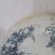 Gien earthenware plate gold medal model glycine diam 22.5 cm