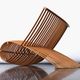 Τhe wood chair by Marc Newson, produced by Cappelini, Italy 1988.