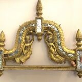 Architectural element from an Indian temple in gilded wood