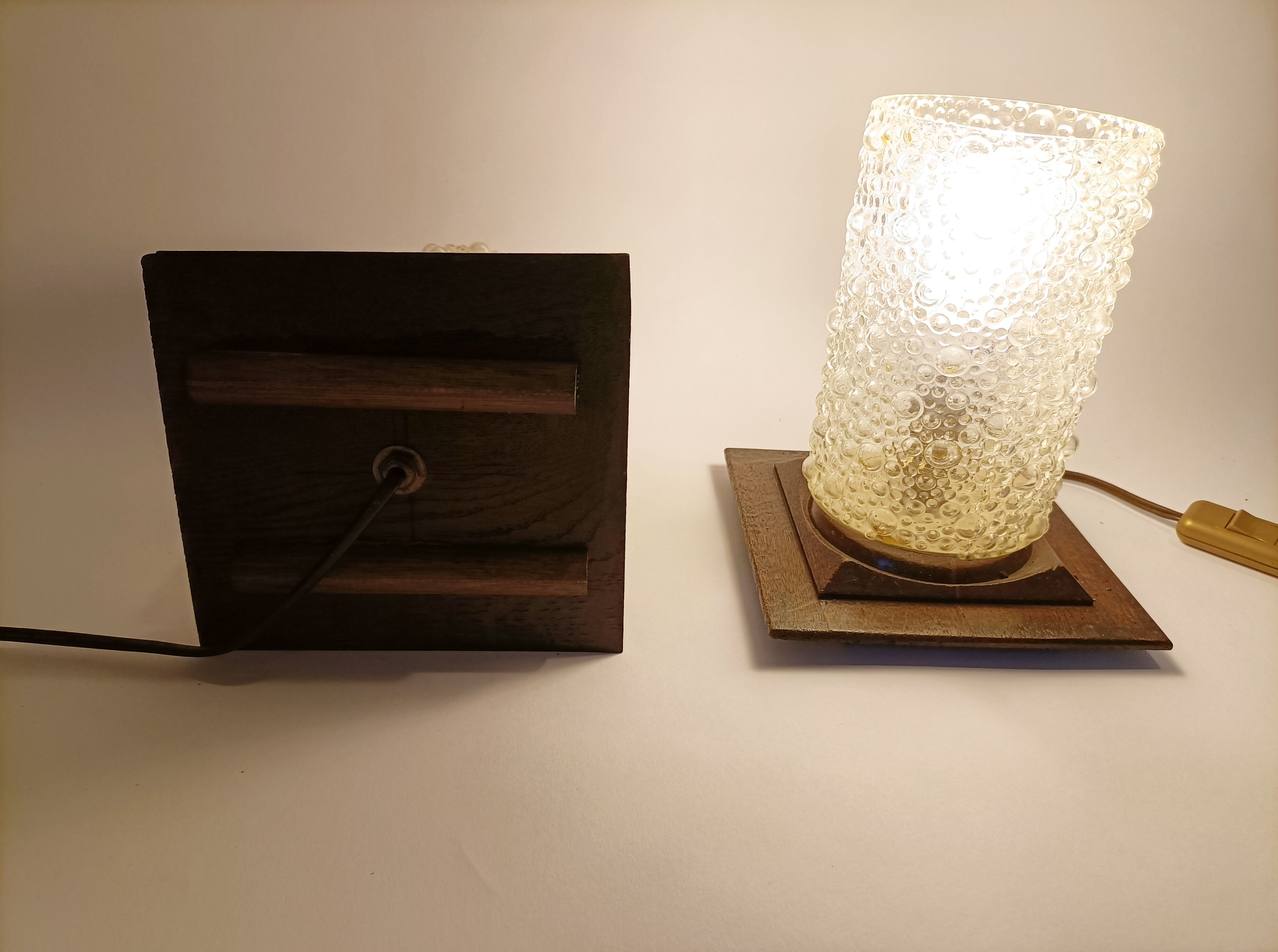 Pair of bedside lamps 1950