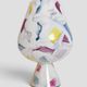 Postmodern Italian Murano Art Glass Chalice, Abstract Decoration, 1980s