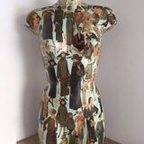 Mannequin Bust of Woman Decorative Art Nouveau Elegant 1920 Handcrafted Design