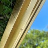 Vintage rectangular mirror in gilded wood h49 xl35