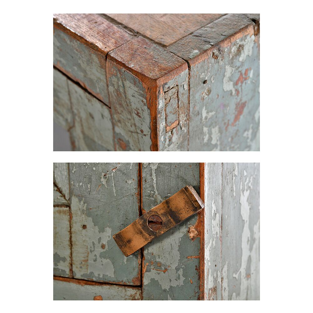 Patinated wooden window