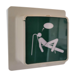 Interchangeable vintage wall lamp Ikea model Skugga