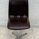 Space Age Swivel Chair Chocolate Brown Skai