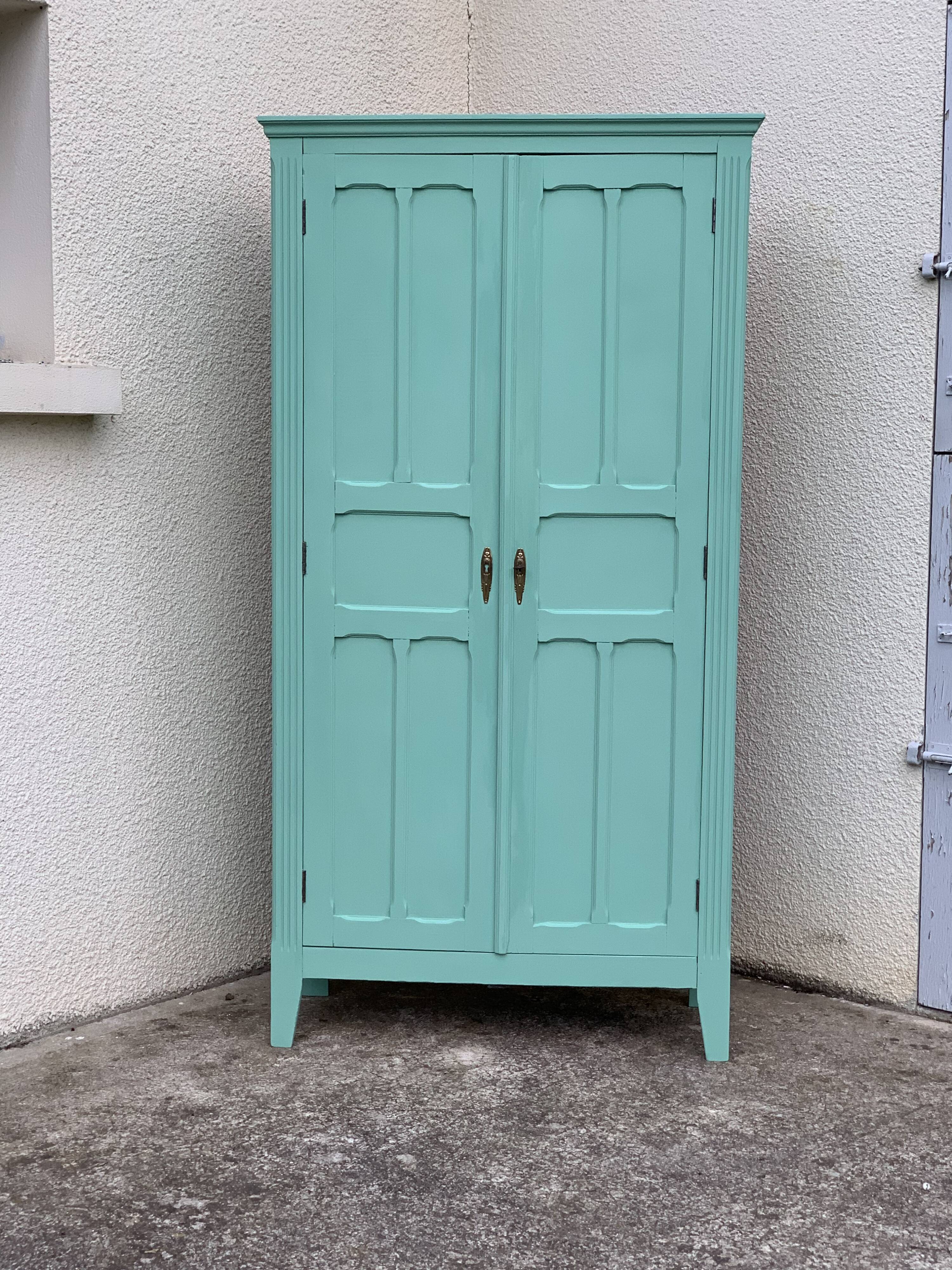 Parisian wardrobe art deco panel 1940