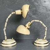 Paire de Lampes de table articulées, années 60