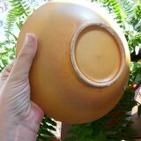 Decorative vintage plate, fat lava effect stoneware
