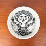 Modern Danish Flora bowl from the mid-century by Bjørn Wiinblad for Nymölle, Denmark, 1960s.