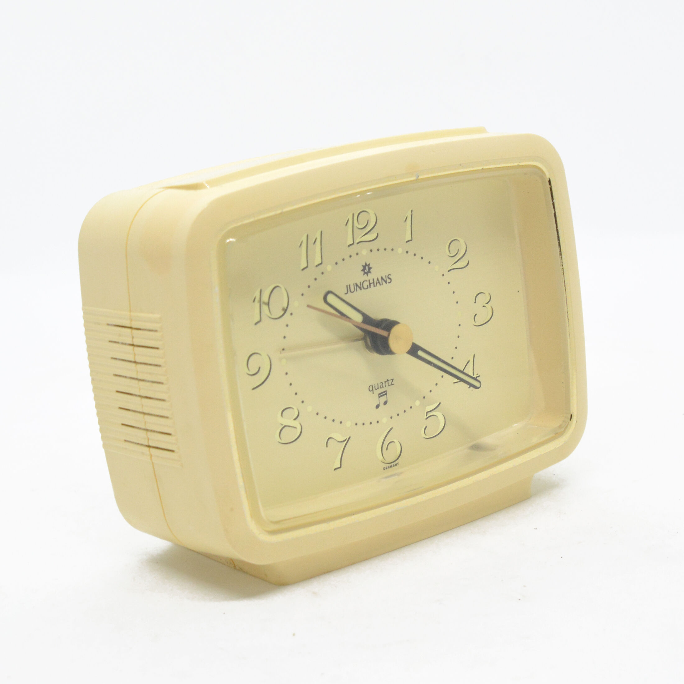 1980s Junghans modernist alarm clock, Germany