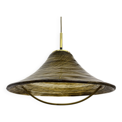 Lampe suspendue en Lucite au design du milieu du siècle, années 1970