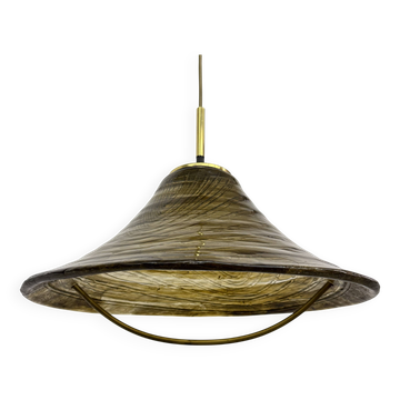 Mid century design lucite hanging Lamp , 1970s