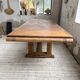 Table de repas chêne 1940 Dudouyt 240cm