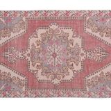 Vintage Turkish rug from Oushak, hand-woven 132x216 cm
