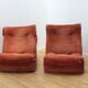 Paire de fauteuils Orchidée, Michel Cadestin