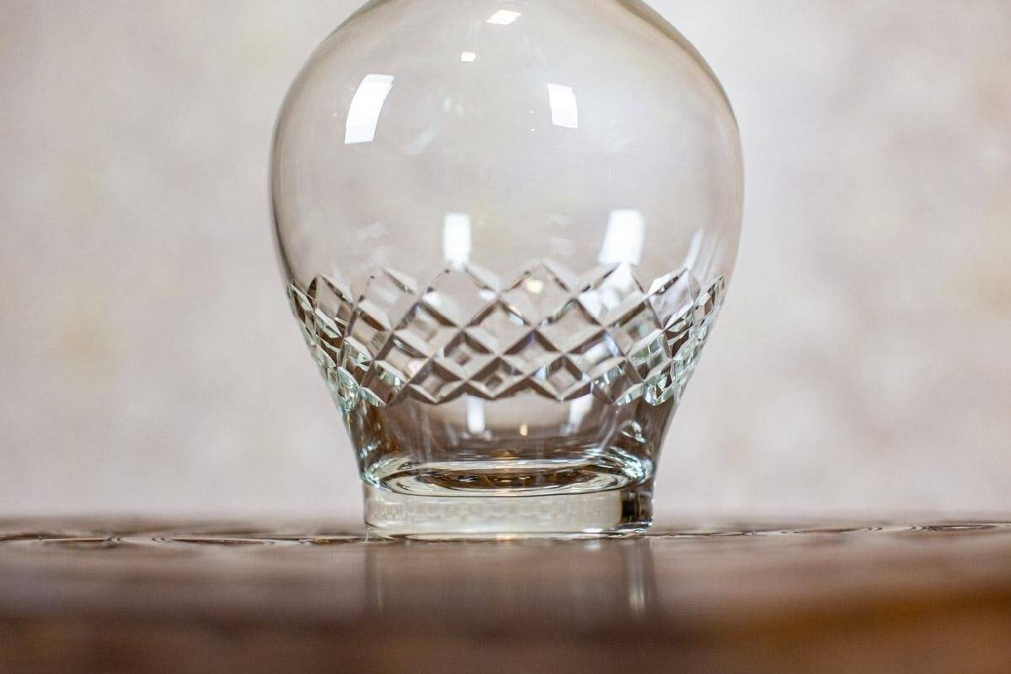 Vintage Crystal Liquor Decanter, 1930s