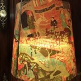 Vintage lampshade persian tales and garden paradise