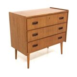 Scandinavian teak chest of drawers, Sweden, 1960