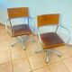 Paire de fauteuils 1980 réglables en hauteur