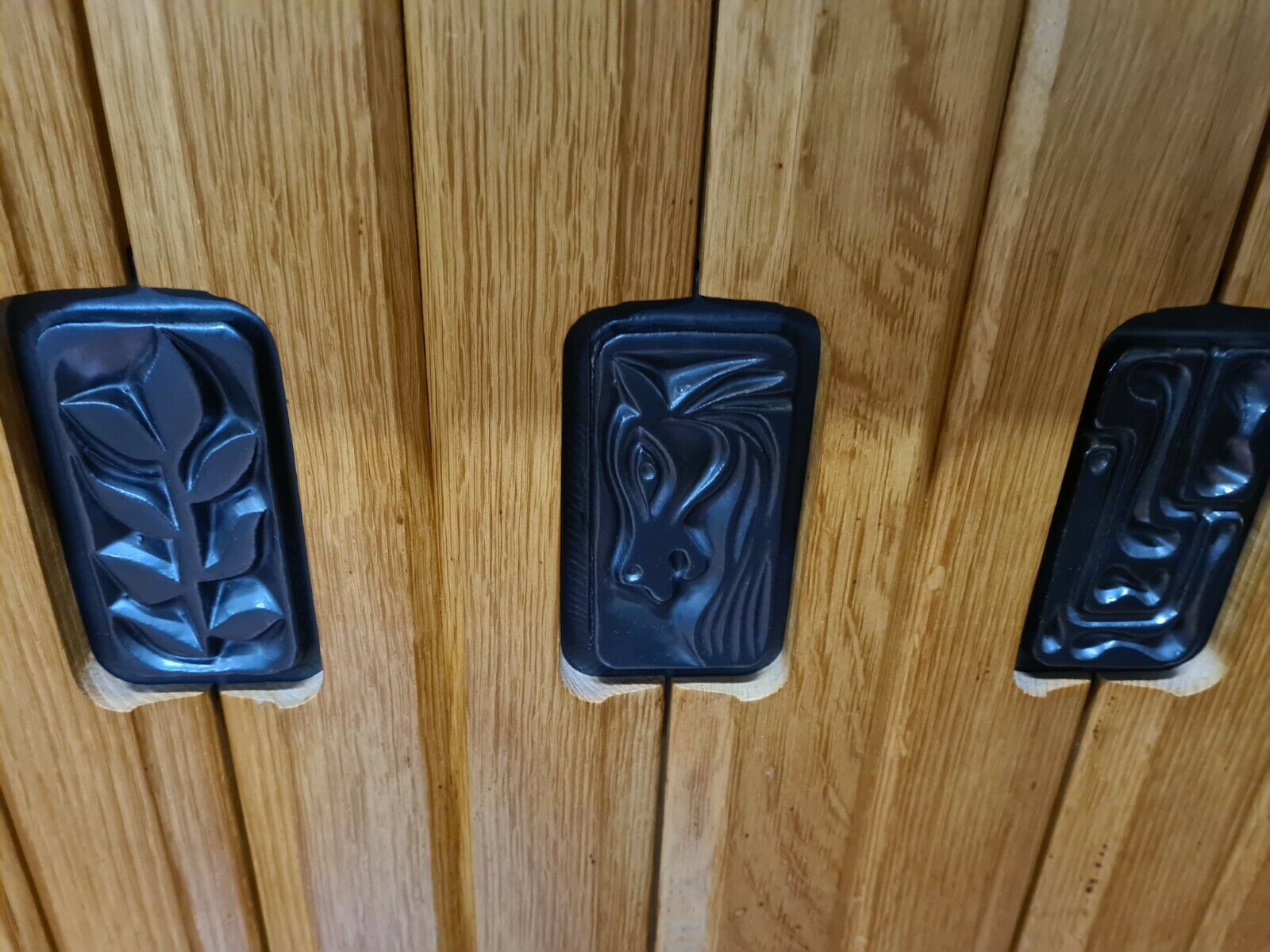 Vintage oak bar Guillerme et Chambron