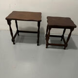 Set of two nesting tables