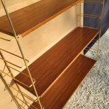 Tomado style string gold metal shelves