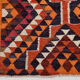Bold multicolor kilim runner rug,92x395cm