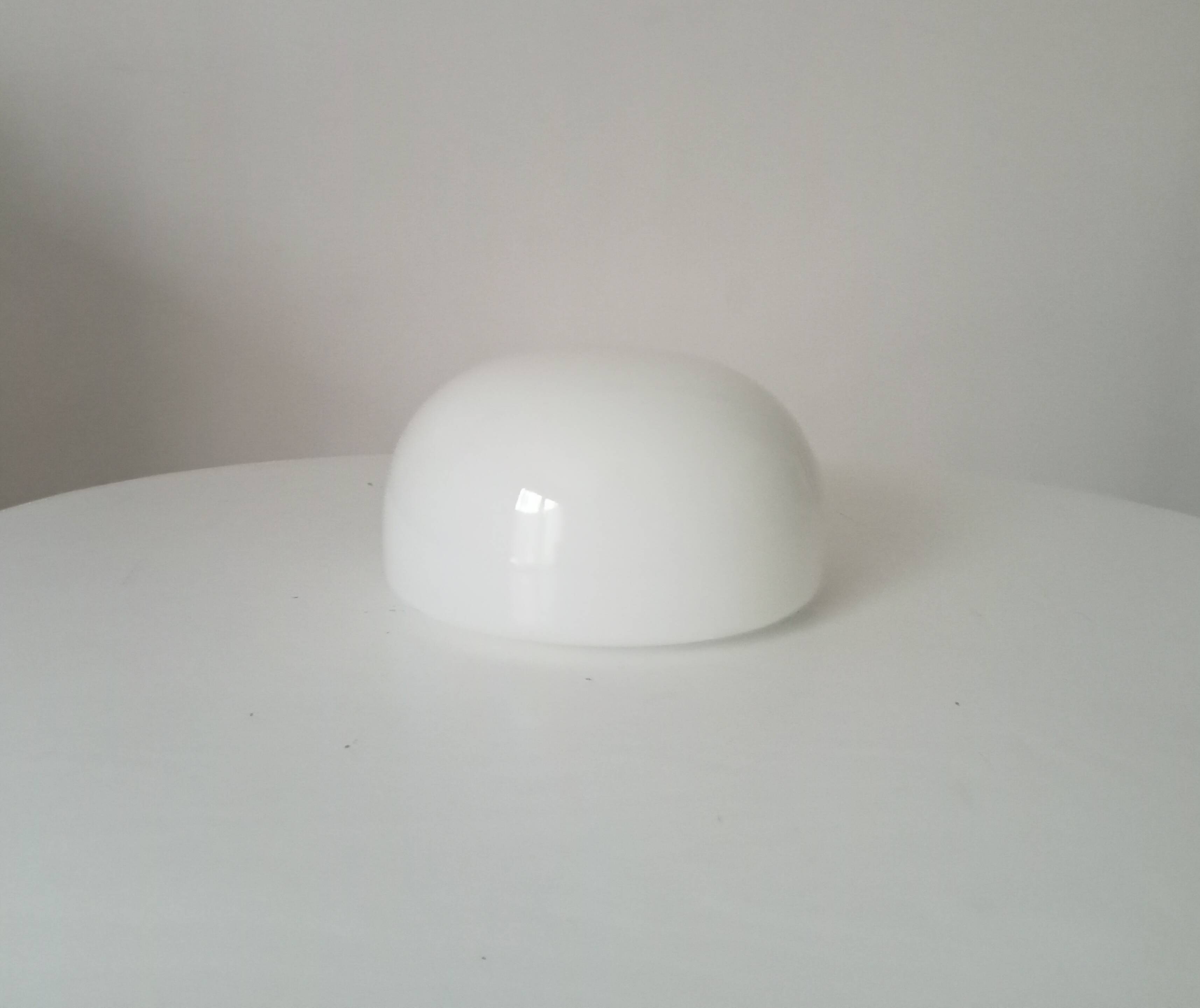 Old vintage globe lampshade in opaline.