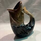 Fish pitcher signed Le Pouliguen