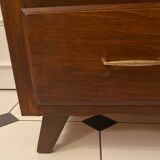 Commode vintage pieds compas