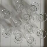 11 vintage stemware
