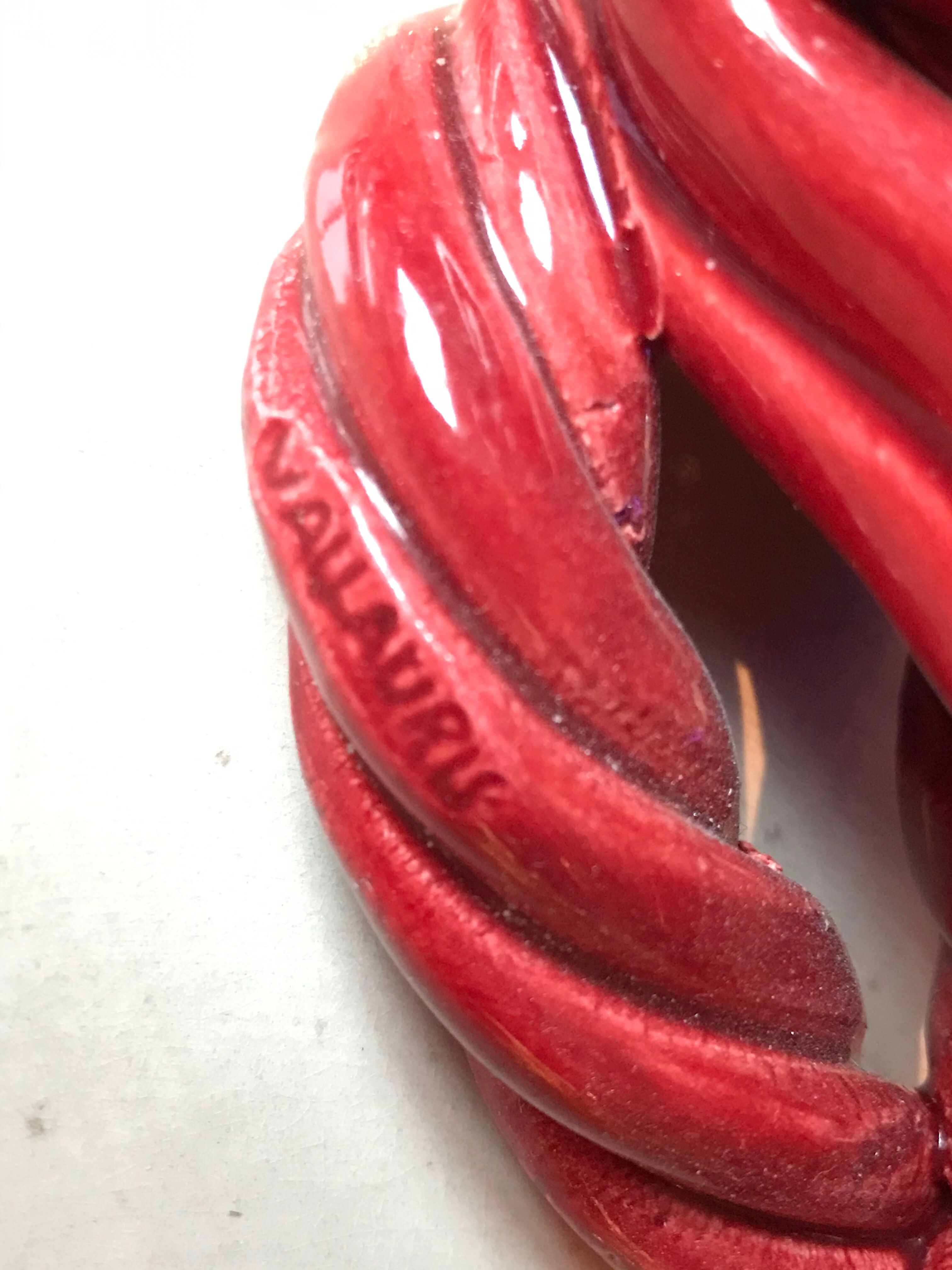 Vallauris ceramic candlestick