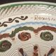 Traditional Romanian hollow plate in Horezu ceramic, UNESCO, 1970