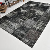 Tapis oriental blanc & noir 311x213