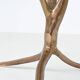 Unique sculptural dining table in bronze and glass, Belgium 1970.
