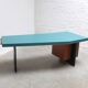 'Boomerang' ultra-rare desk by Jos De Mey for Van Den Berghe-Pauvers, 1960s.
