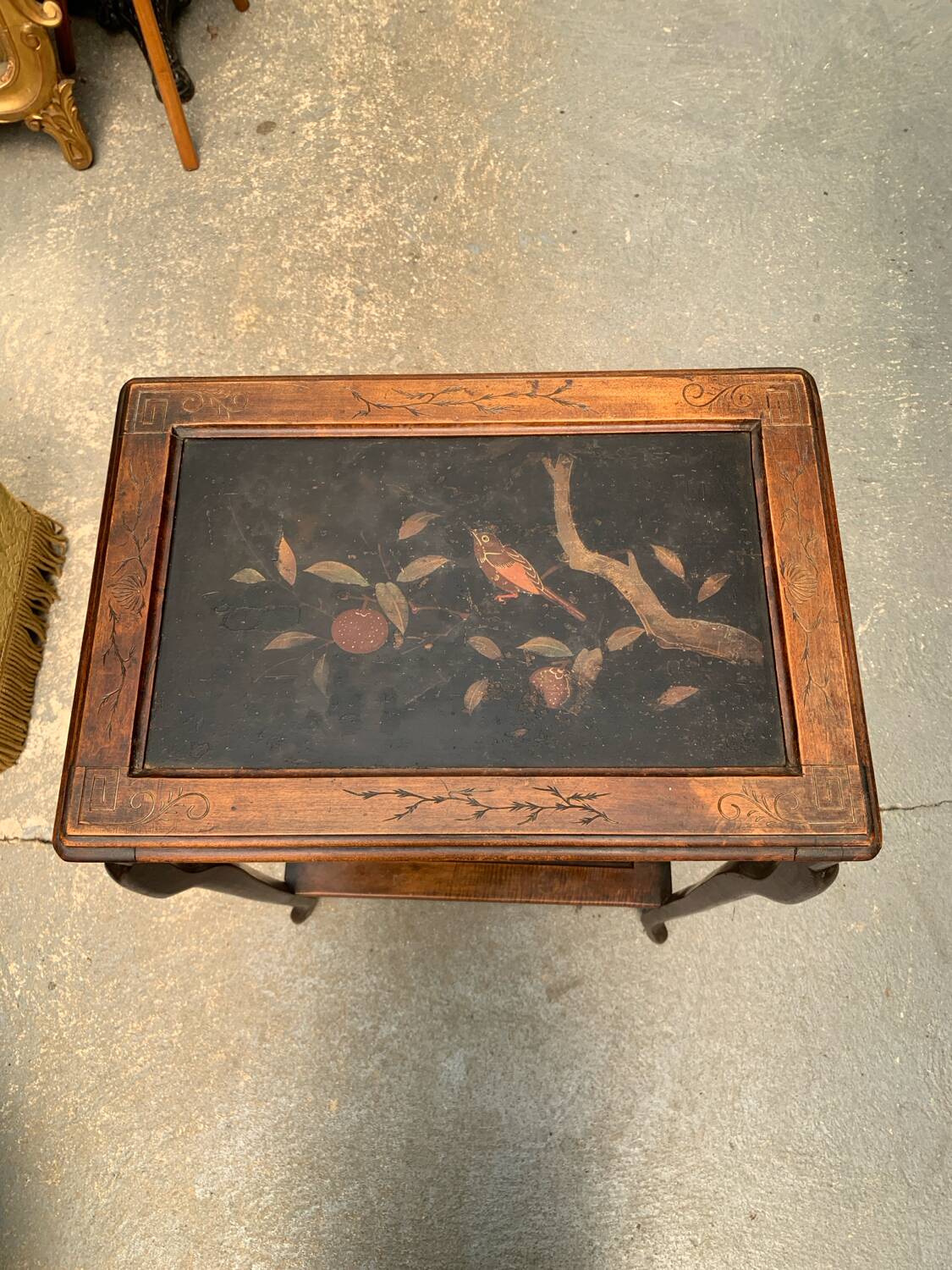 Asian pedestal table