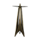 Brutalist Brass Metal Candleholder by Klaus Ullrich for Faber & Schumacher 1950s