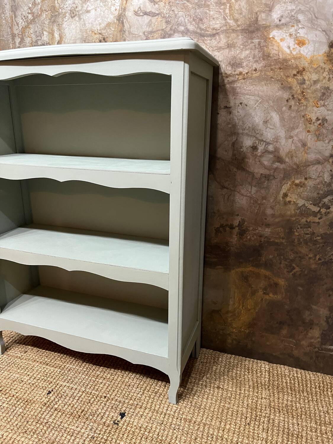 Celadon green bibus bookcase