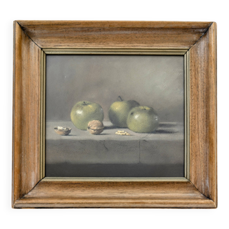 Still life with apples