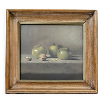Still life with apples