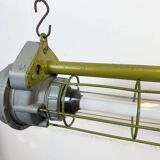Grey Soviet Industrial Hanging Tube Light, 1970s