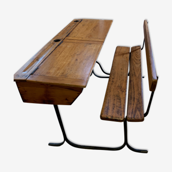 Double schoolboy desk