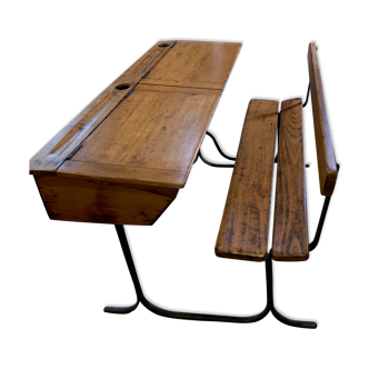 Double schoolboy desk