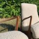 Pair of modern VK armchairs by J.Graz in caviuna, 1950s